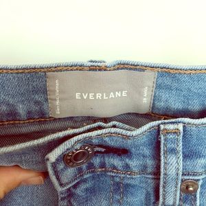 The Cheeky Straight Ankle Jean by Everlane.